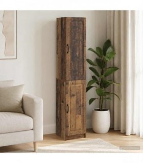 vidaXL Cabinet Set 2 pcs Old Wood Engineered Wood