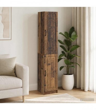 vidaXL Cabinet Set 2 pcs Old Wood Engineered Wood