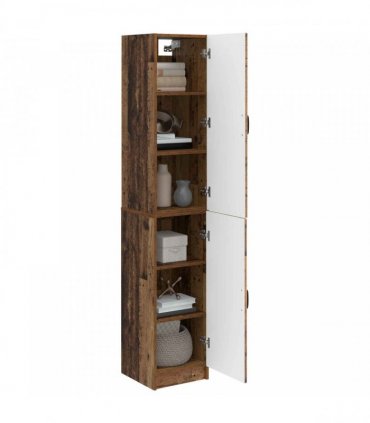 vidaXL Cabinet Set 2 pcs Old Wood Engineered Wood