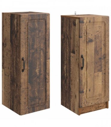 vidaXL Cabinet Set 2 pcs Old Wood Engineered Wood