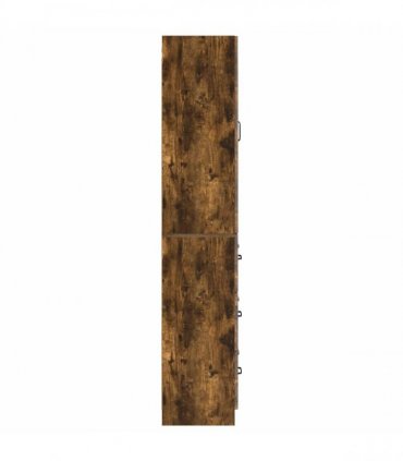 vidaXL Cabinet Set 2 pcs 66 x 34.5 x 87 cm Engineered Wood Smoked Oak