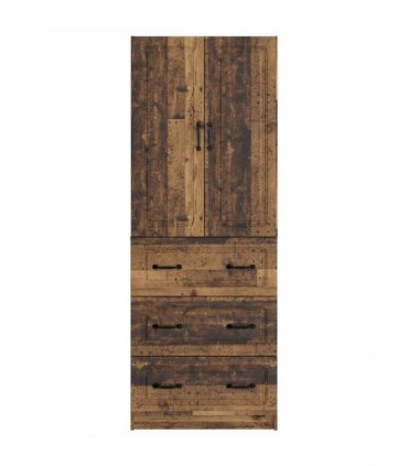 vidaXL Cabinet Set 2 pcs 66 x 34.5 x 87 cm Engineered Wood Old Wood
