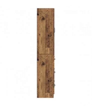 vidaXL Cabinet Set 2 pcs 66 x 34.5 x 87 cm Engineered Wood Old Wood
