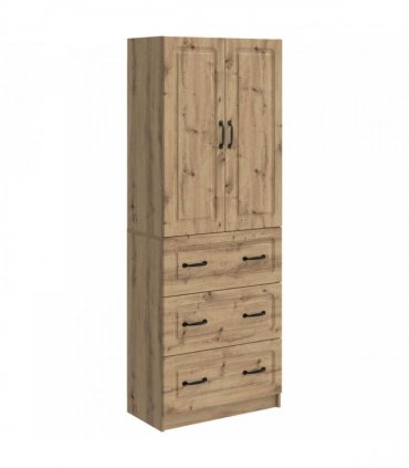 vidaXL Cabinet Set 2 pcs 66 x 34.5 x 87 cm Engineered Wood Artisan Oak