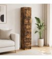 vidaXL Cabinet Set 2 pcs 33 x 34.5 x 87 cm Engineered Wood Smoked Oak