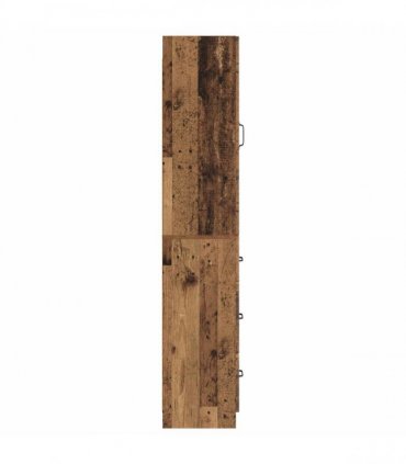 vidaXL Cabinet Set 2 pcs 33 x 34.5 x 87 cm Engineered Wood Old Wood