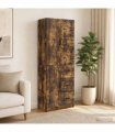 vidaXL Cabinet Set 2 pcs Smoked Oak 66 x 34.5 x 87 cm Engineered Wood
