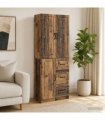 vidaXL Cabinet Set 2 pcs Old Wood Engineered Wood