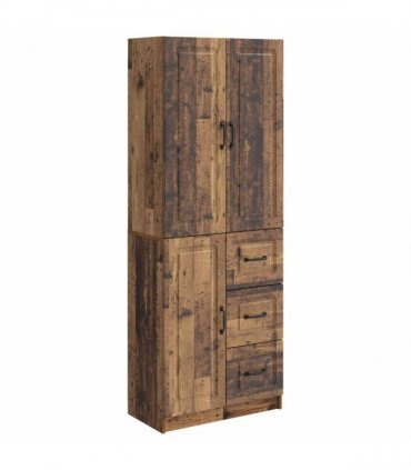 vidaXL Cabinet Set 2 pcs Old Wood Engineered Wood
