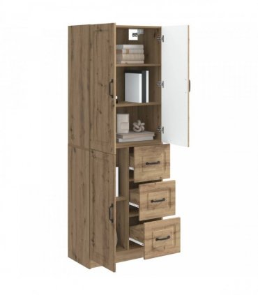 vidaXL Cabinet Set 2 pcs Artisan Oak Engineered Wood