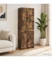 vidaXL Cabinet Set 2 pcs Smoked Oak Engineered Wood