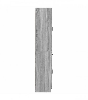 vidaXL Cabinet Set 2 pcs Grey Sonoma Engineered Wood