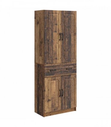 vidaXL Cabinet Set 2 pcs Old Wood Engineered Wood