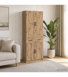 vidaXL Cabinet Set 2 pcs Engineered Wood