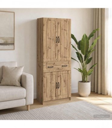 vidaXL Cabinet Set 2 pcs Engineered Wood