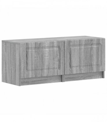 vidaXL LED TV Cabinet UTRECHT 3 pcs Grey Sonoma Engineered Wood