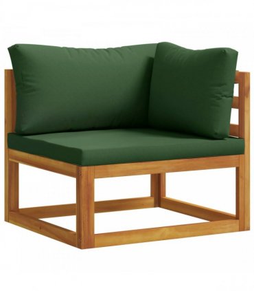 vidaXL Sofa Set 5 pcs Natural Solid Acacia Wood