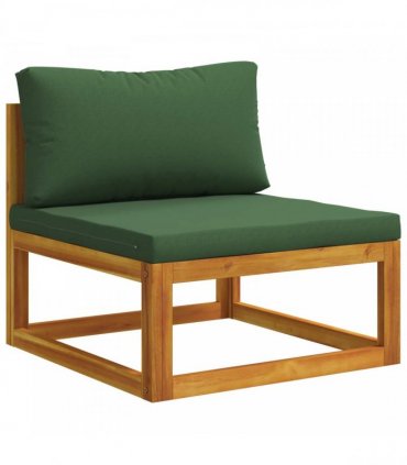 vidaXL Sofa Set 10 pcs Natural Solid Acacia Wood