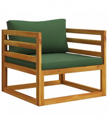 vidaXL Sofa Set 12 pcs Natural Solid Acacia Wood