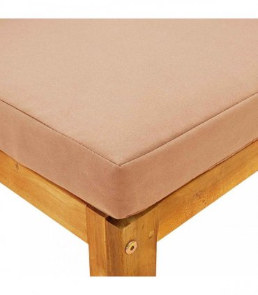 vidaXL Sofa Set 4 pcs Natural Solid Acacia Wood