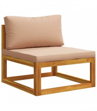 vidaXL Sofa Set 6 pcs Natural Solid Acacia Wood