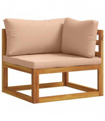 vidaXL Sofa Set 6 pcs Natural Solid Acacia Wood