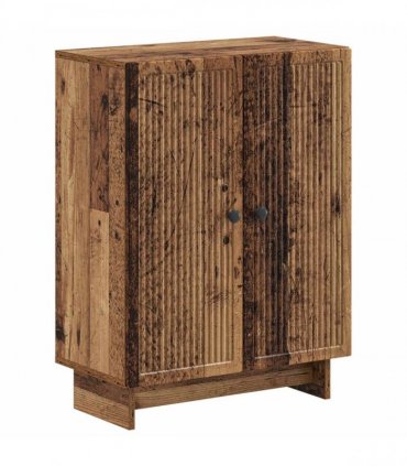 vidaXL 3 Piece Bathroom Cabinet Set EDE Old Wood Engineered Wood