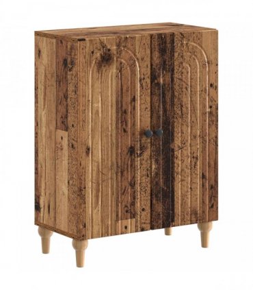vidaXL 3 Piece Bathroom Cabinet Set ALKMAAR Old Wood Engineered Wood