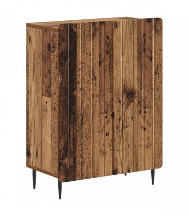 vidaXL 3 Piece Bathroom Cabinet Set ZWOLLE Old Wood Engineered Wood