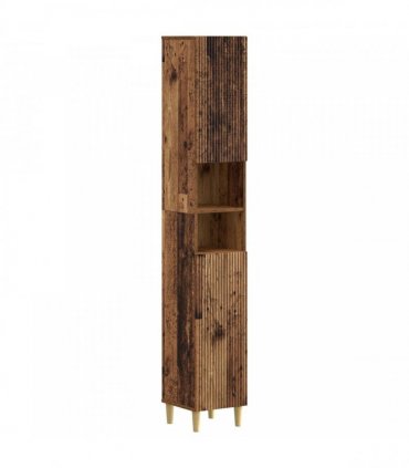 vidaXL 3 Piece Bathroom Cabinet Set ARNHEM Old Wood Engineered Wood