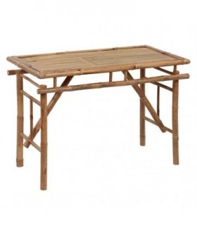 vidaXL Folding Garden Table 115x50x75 cm Bamboo