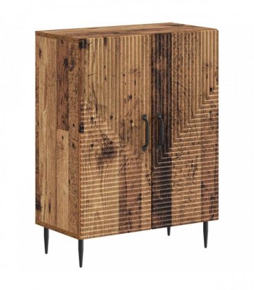 vidaXL 3 Piece Bathroom Cabinet Set HAARLEM Old Wood Engineered Wood