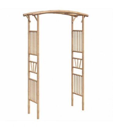vidaXL Rose Arch Bamboo 118x40x187 cm