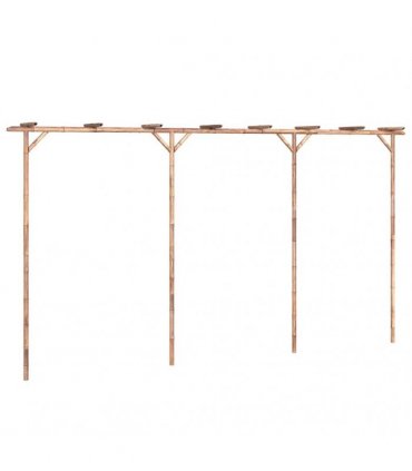 vidaXL Pergola Bamboo 385x40x205 cm