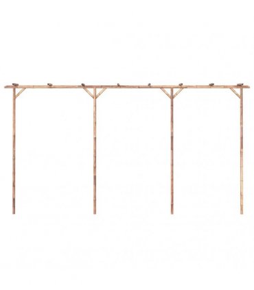 vidaXL Pergola Bamboo 385x40x205 cm