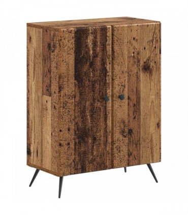 vidaXL 3 Piece Bathroom Cabinet Set BREDA Old Wood Engineered Wood