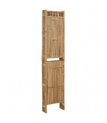 vidaXL 4-Panel Room Divider Bamboo 160x180 cm