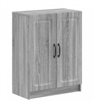 vidaXL 3 Piece Bathroom Cabinet Set UTRECHT Grey Sonoma