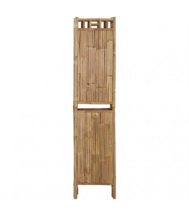 vidaXL 5-Panel Room Divider Bamboo 200x180 cm