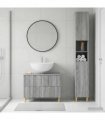 vidaXL 2 Piece Bathroom Cabinet Set ARNHEM Grey Sonoma Engineered Wood