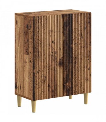 vidaXL 2 Piece Bathroom Cabinet Set ARNHEM Old Wood Engineered Wood