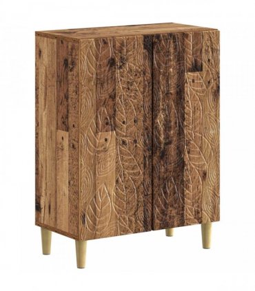 vidaXL 2 Piece Bathroom Cabinet Set DELFT Old Wood Engineered Wood