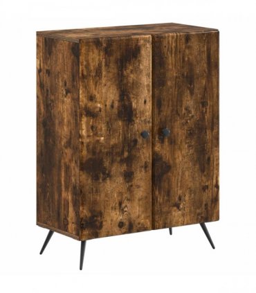 vidaXL 2 Piece Bathroom Cabinet Set BREDA Smoked Oak Engineered Wood