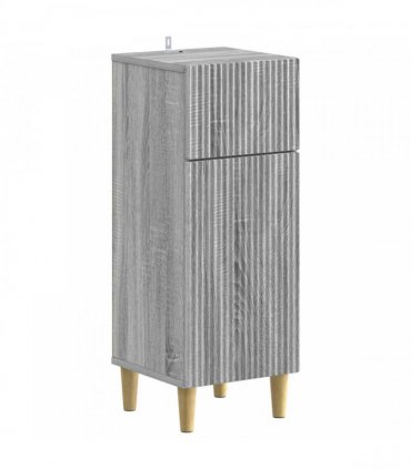 vidaXL 2 Piece Bathroom Cabinet Set ARNHEM Grey Sonoma Engineered Wood