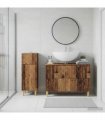 vidaXL 2 Piece Bathroom Cabinet Set ARNHEM Old Wood Engineered Wood