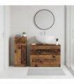 vidaXL 2 Piece Bathroom Cabinet Set UTRECHT Old Wood Engineered Wood