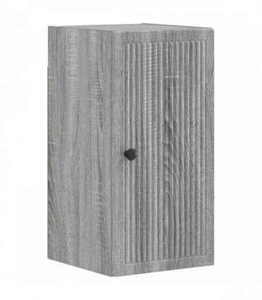 vidaXL 3 Piece Bathroom Cabinet Set EDE Grey Sonoma Engineered Wood