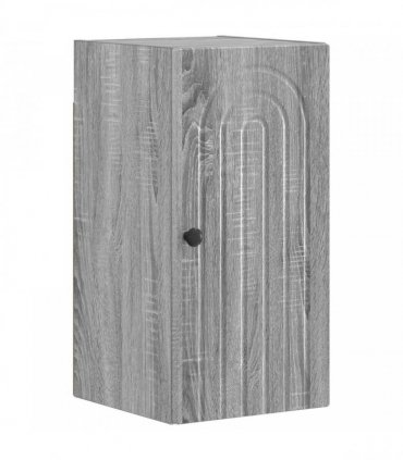 vidaXL 3 Piece Bathroom Cabinet Set ALKMAAR Grey Sonoma