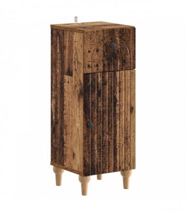 vidaXL 3 Piece Bathroom Cabinet Set ALKMAAR Old Wood Engineered Wood