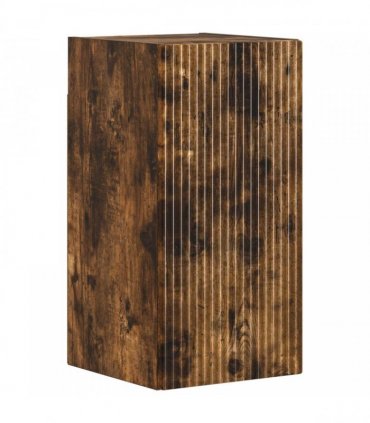 vidaXL 3 Piece Bathroom Cabinet Set ARNHEM Smoked Oak Engineered Wood